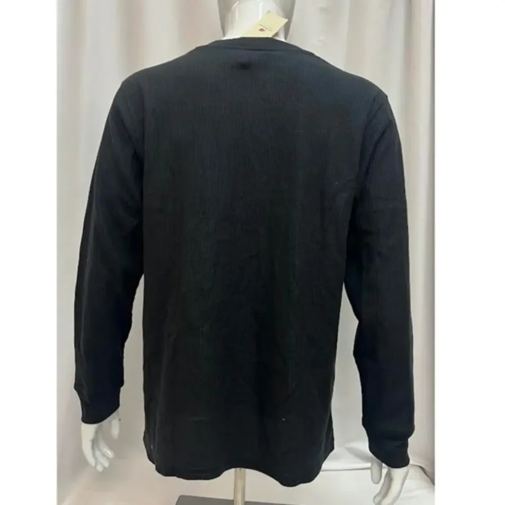 NWT! New Balance‎ Made in USA Long Sleeve Thermal T-Shirt Black XL